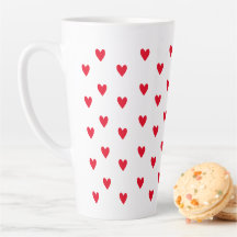 Pink Red heart Valentines Day themed Romantic