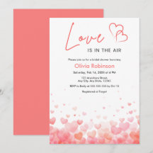 Pink & Red Love is in the Air Bridal Shower 