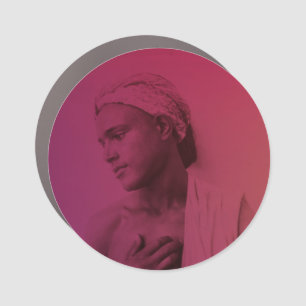 Pink Red Maghreb Tunisian Djerba Boy Man Male Car Magnet