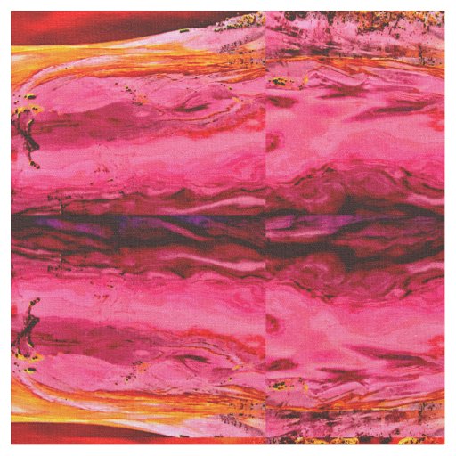 pink/red maui tropical wave pattern fabric