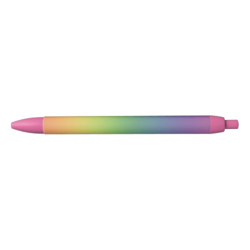 Pink Red Orange Yellow Blue Purple Green Colors Blue Ink Pen