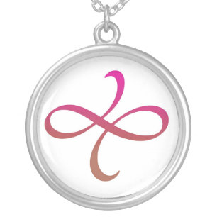 Pink Red Poetica Flourish Necklace
