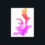 Pink Red Purple Orange Yellow Abstract Painting Canvas Print<br><div class="desc">Pink Red Purple Orange Yellow Abstract Expressionist Acrlylic Painting Canvas Print.</div>