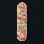 Pink Red Purple Yellow Green Modern Abstract Skateboard<br><div class="desc">Pink Red Purple Yellow Green Modern Colorful Abstract Art Trendy Custom Blank Template Skateboard.</div>