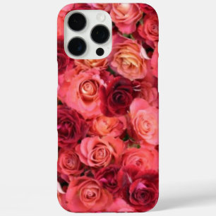 PINK RED ROSE FIELD iPhone 16 PRO MAX CASE