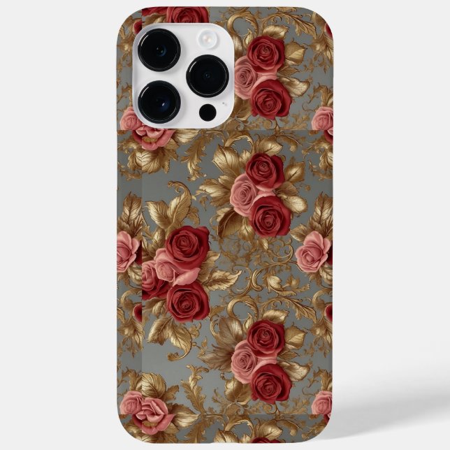 Pink & Red Rose , iPhone / iPad case (Back)