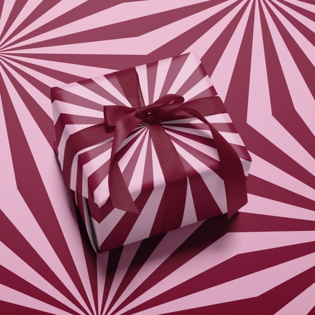 Pink red swirly Wrapping paper (Creator Uploaded)