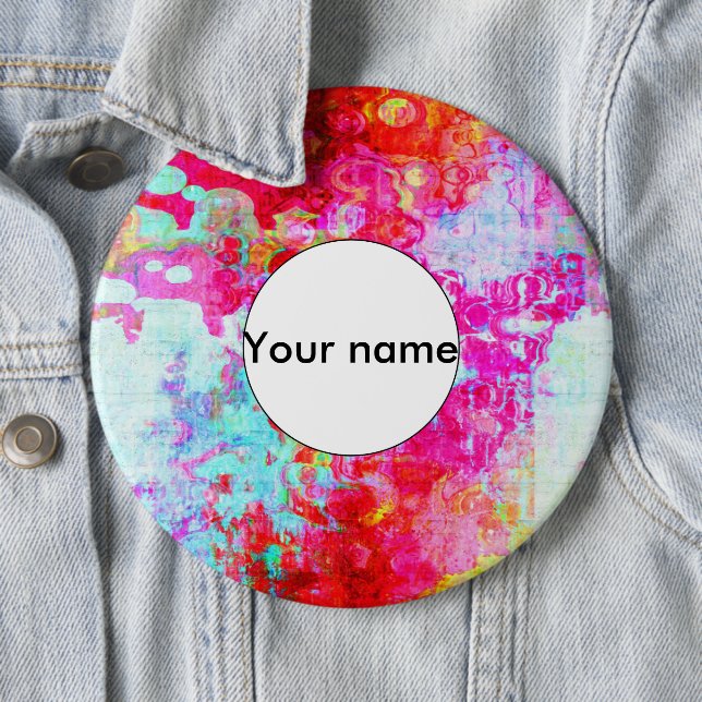 Pink red texture button (In Situ)