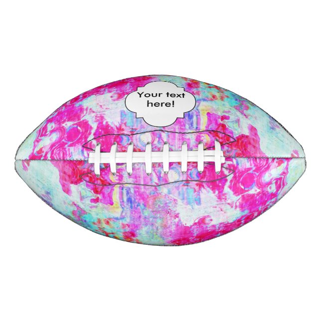 Pink red texture football (Front)