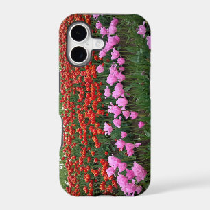Pink & Red Tulip Field, Oregon iPhone 17 Case