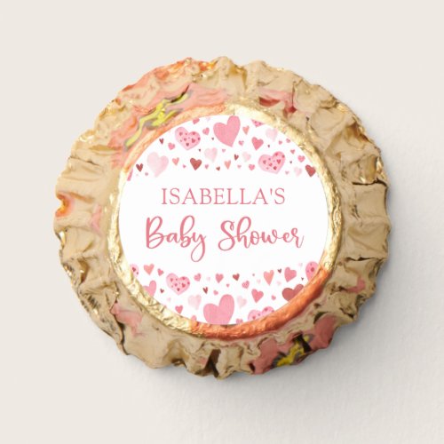 Pink Red Valentine A Little Sweetheart Baby Shower Reese's Peanut Butter Cups