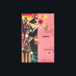 Pink Red Wassily Kandinsky Canvas Print<br><div class="desc">CLASSIC ART is a line of products designed to bring art into the home and yourself. This collection will make you feel confident in your own skin. You'll be the center of attention with our bright colors and creative designs. It's perfect for people who want to feel like they're the...</div>