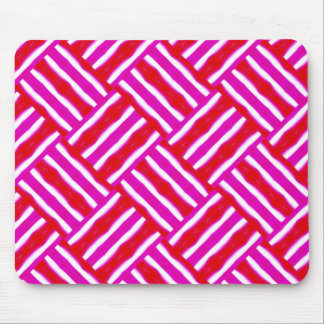Pink Red Woven Mouse Pad