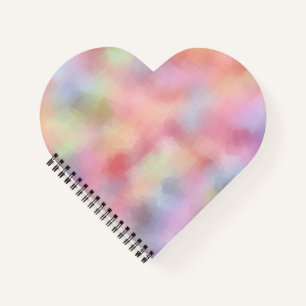 Pink Red Yellow Blue Green Purple Elegant Modern Notebook