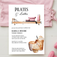 Pink Reformer Pilates and Lattes Birthday