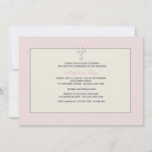 Pink Religious Invitation