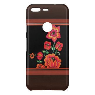 Pink Retro Flowers  Uncommon Google Pixel Case