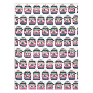 Pink Retro Hippie Vans Tablecloth
