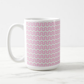 Pink Retro Wavy Coffee Mug