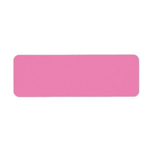 Pink Return Address Labels Minimalist Sticker