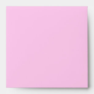 PINK Return Address Square Envelope