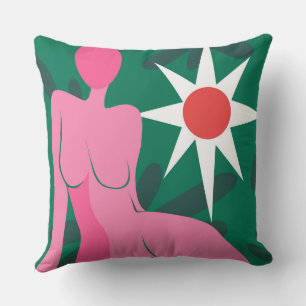Pink Reverie Throw Pillow