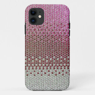 Pink Rhinestone Glitter Bling iPhone 5 Case