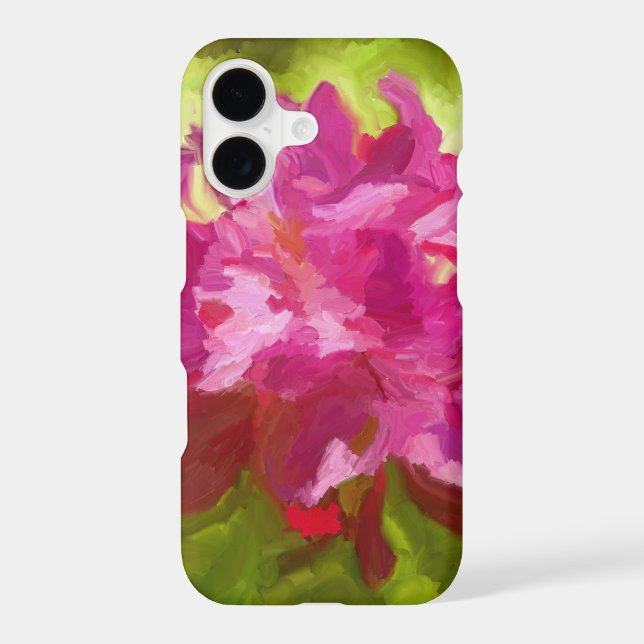 Pink Rhododendron Flower Painting Case-Mate iPhone Case (Back)