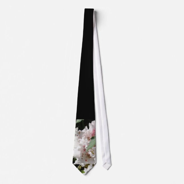 Pink Rhododendron Photo Tie (Front)