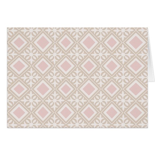 Pink Rhombuses Cards (Front Horizontal)
