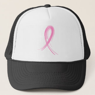 Pink Ribbon 2 Breast Cancer Trucker Hat