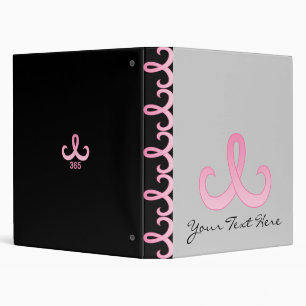 Pink Ribbon 365 3 Ring Binder