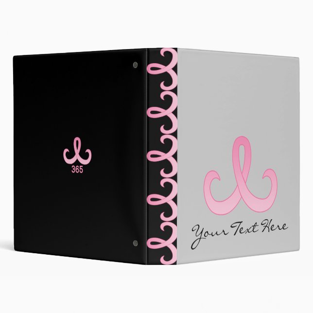 Pink Ribbon 365 3 Ring Binder (Background)