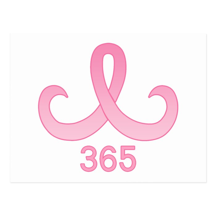 Pink Ribbon 365 Post Card