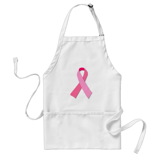 Pink Ribbon Adult Apron (Front)