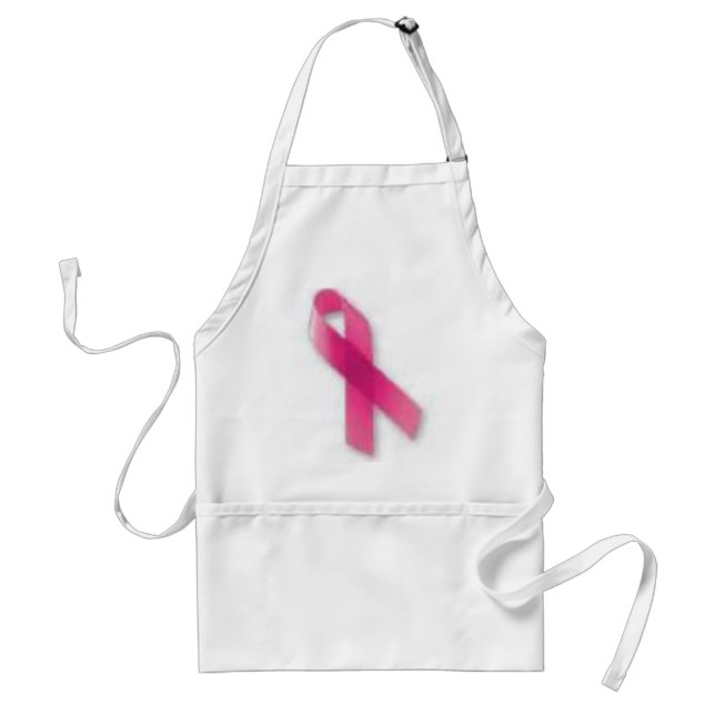 PINK RIBBON ADULT APRON (Front)