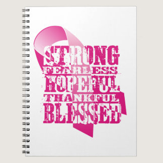 Pink Ribbon - Affirmations Notebook