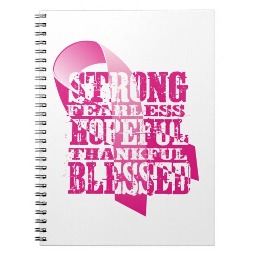 Pink Ribbon _ Affirmations Notebook