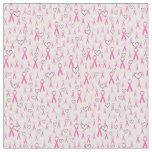 Pink-Ribbon and Hearts_ Fabric