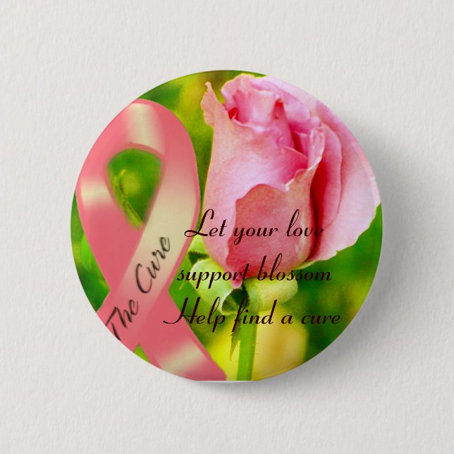 Pink Ribbon and Your Help_ Button (Front)