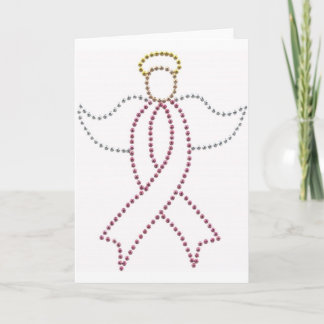 Pink Ribbon Angel Card