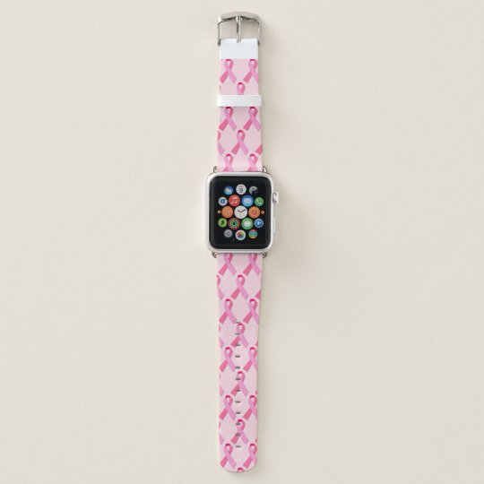 Pink Ribbon Apple Watch Band | Zazzle.com