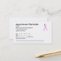Pink Ribbon Appointment Reminder | Zazzle
