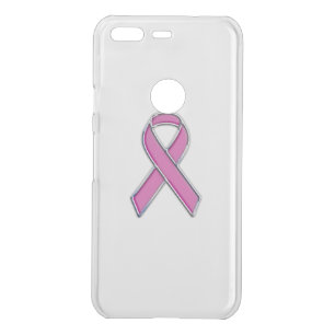 Pink Ribbon Awareness Carbon Fiber Decor Uncommon Google Pixel Case