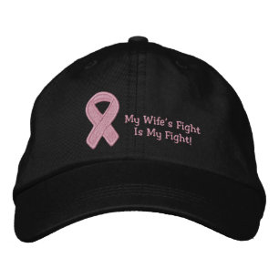 Pink Ribbon Awareness Embroidered Baseball Cap