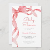Pink Ribbon Baby Shower