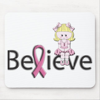 Pink Ribbon Bonnie Mousemat Mouse Pad
