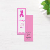 Pink Ribbon Bookmark for Breast Cancer (Desk)