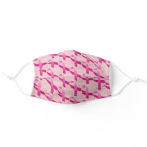 Pink Ribbon Breast Cancer Awareness Adult Cloth Face Mask