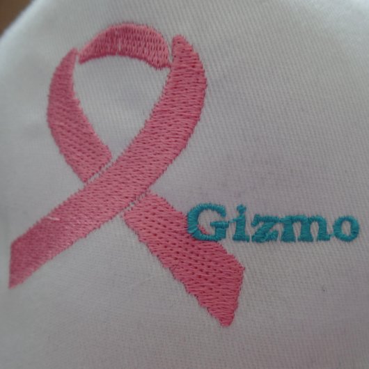 Pink Ribbon Breast Cancer Awareness Baseball Hat (Front)